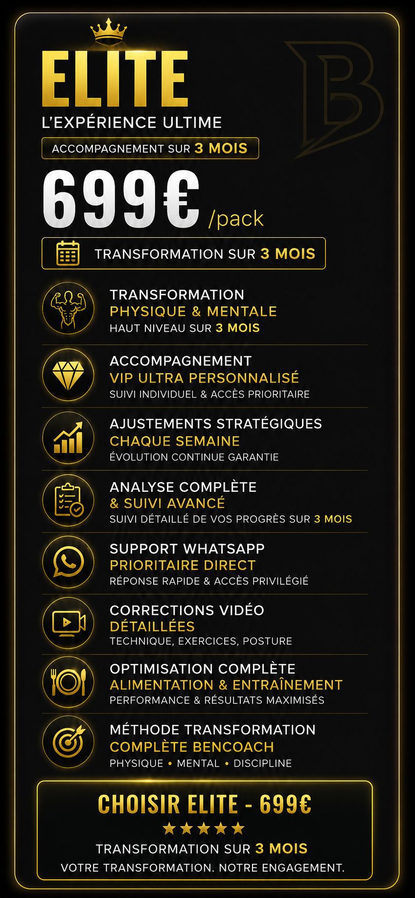 Pack Elite - 699€