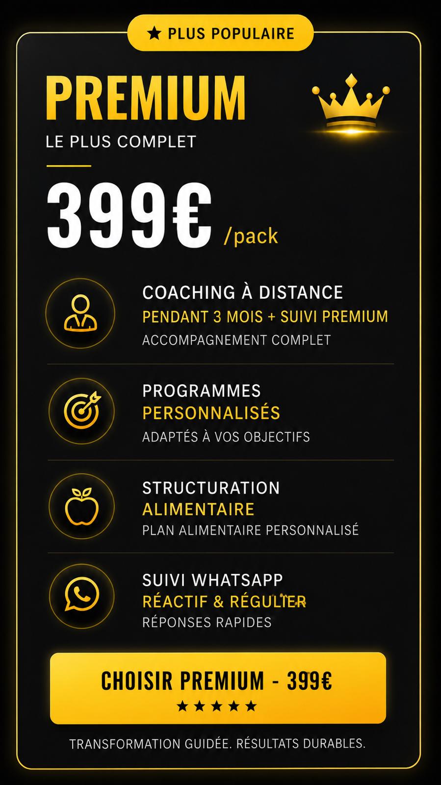 Pack Premium - 399€